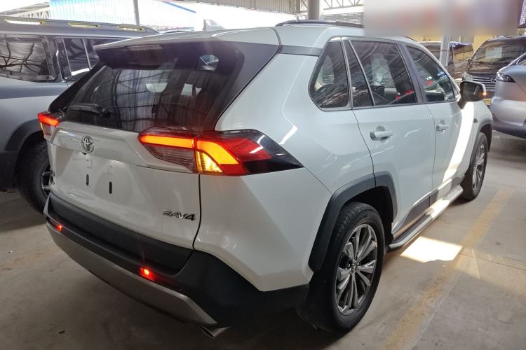 Used Toyota RAV4 2023 2.0L CVT Two-Wheel Drive 20th Anniversary Platinum Edition Rear Right 45 Deg