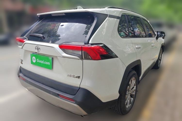 Used Toyota RAV4 2023 2.0L CVT Two-Wheel Drive 20th Anniversary Platinum Edition Rear Right 45 Deg