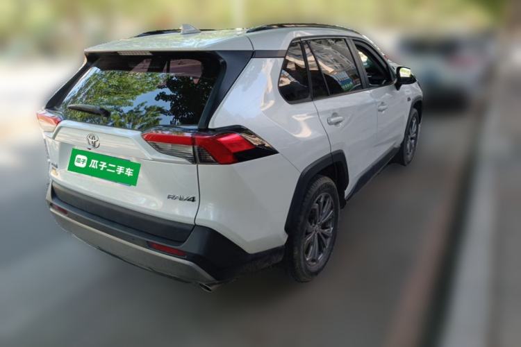 Used Toyota RAV4 2023 2.0L CVT Two-Wheel Drive 20th Anniversary Platinum Edition Rear Right 45 Deg