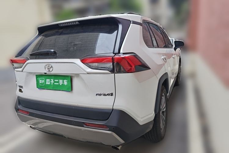 Used Toyota RAV4 2023 2.0L CVT Two-Wheel Drive 20th Anniversary Platinum Edition Rear Right 45 Deg