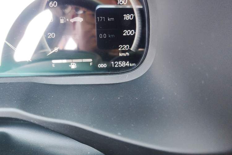 Used Toyota RAV4 2024 2.0L CVT Two-Wheel Drive Fashion Plus Edition Odometer Close Up