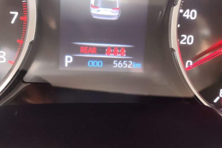 Used Toyota RAV4 2024 2.0L CVT Two-Wheel Drive Urban Edition Odometer Close Up