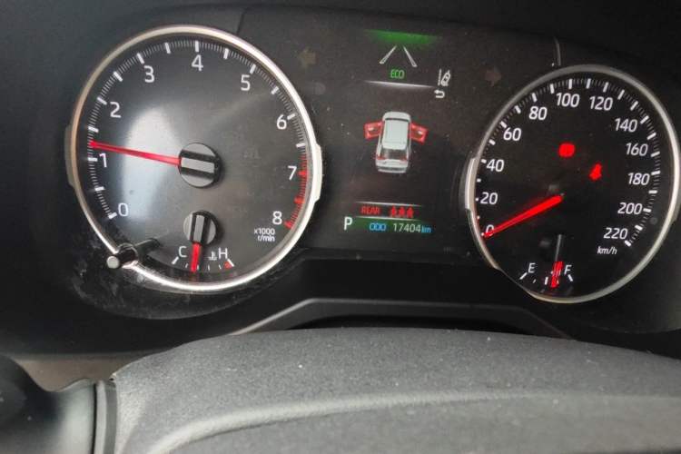 Used Toyota RAV4 2024 2.0L CVT Two-Wheel Drive Urban Edition Odometer Close Up