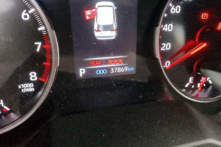 Used Toyota RAV4 2024 2.0L CVT Two-Wheel Drive Urban Edition Odometer Close Up