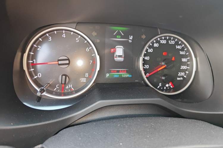 Used Toyota RAV4 2024 2.0L CVT Two-Wheel Drive Urban Edition Odometer Close Up