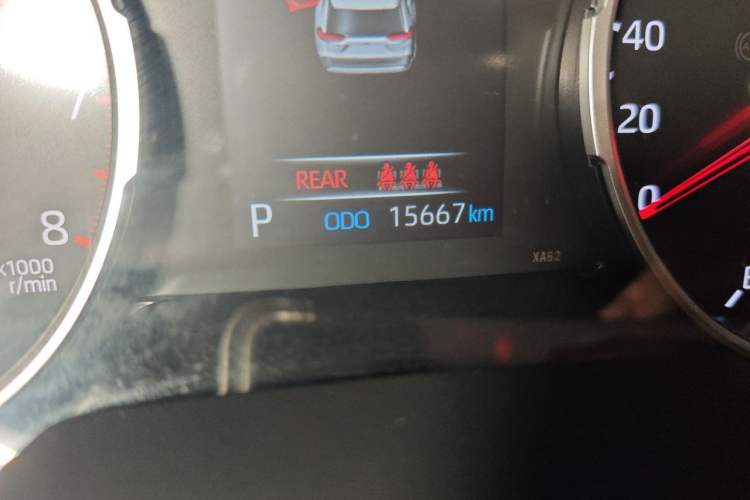 Used Toyota RAV4 2024 2.0L CVT Two-Wheel Drive Urban Edition Odometer Close Up