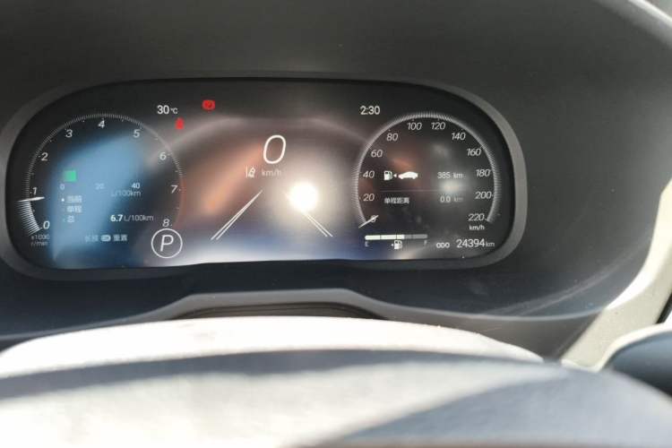 Used Toyota RAV4 2024 2.0L CVT Two-Wheel Drive Fashion Plus Edition Odometer Close Up