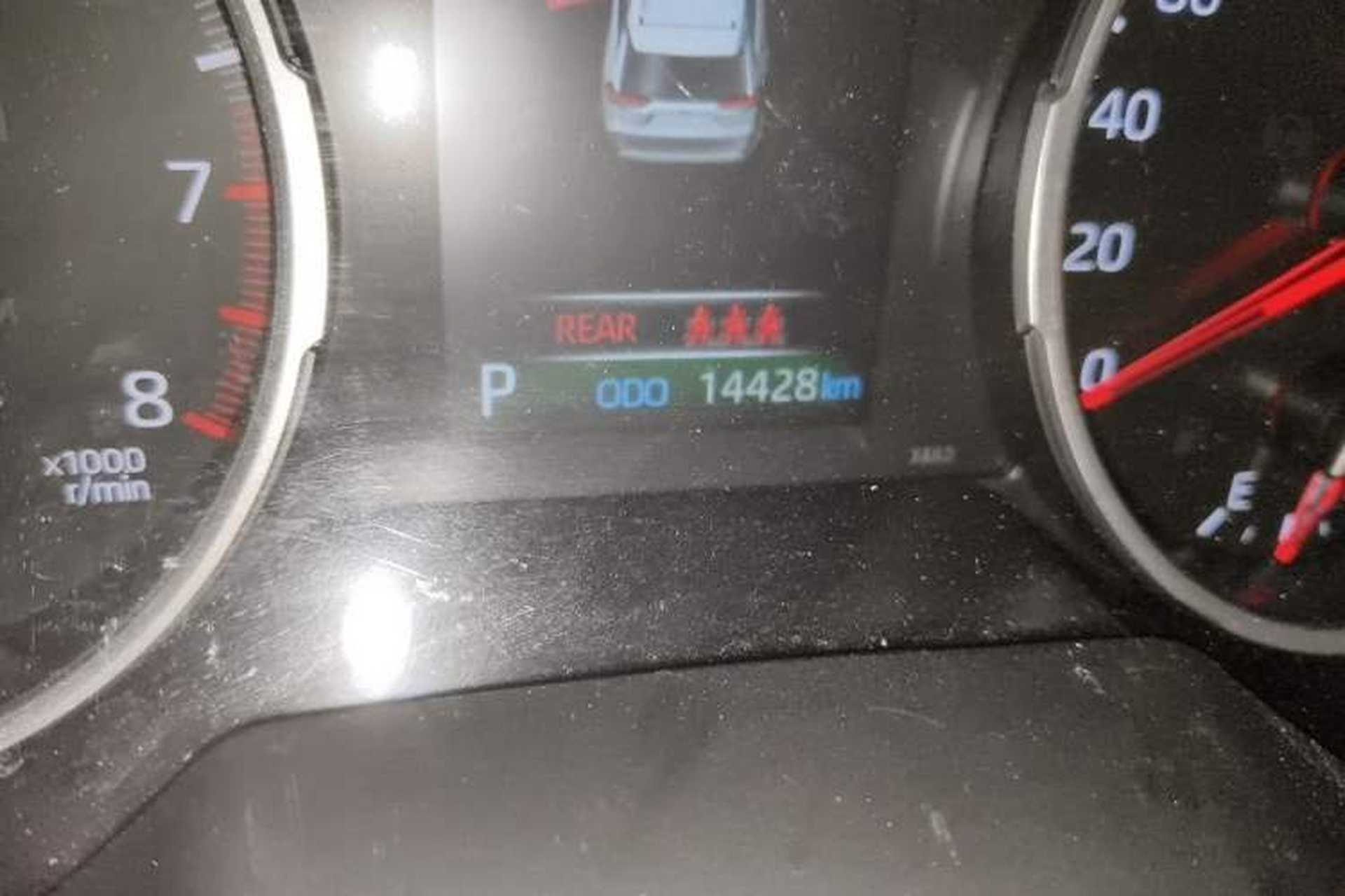 Used Toyota RAV4 2024 2.0L CVT Two-Wheel Drive Urban Edition Odometer Close Up