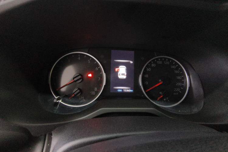 Used Toyota RAV4 2024 2.0L CVT Two-Wheel Drive Urban Edition Odometer Close Up
