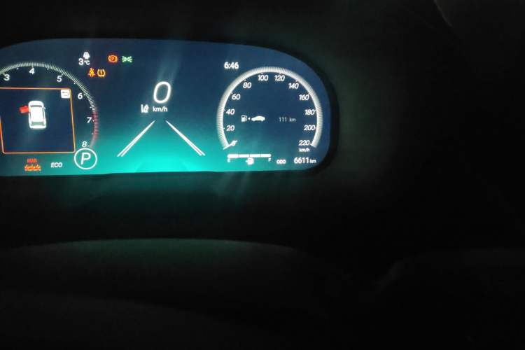 Used Toyota RAV4 2024 2.0L CVT Two-Wheel Drive Fashion Plus Edition Odometer Close Up