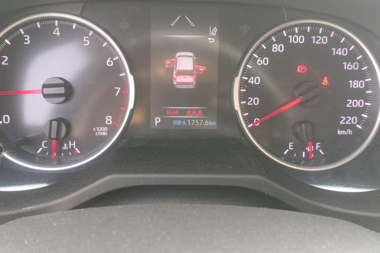 Used Toyota RAV4 2024 2.0L CVT Two-Wheel Drive Urban Edition Odometer Close Up