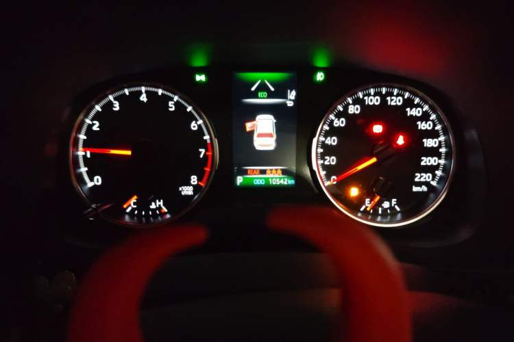 Used Toyota RAV4 2024 2.0L CVT Two-Wheel Drive Urban Edition Odometer Close Up