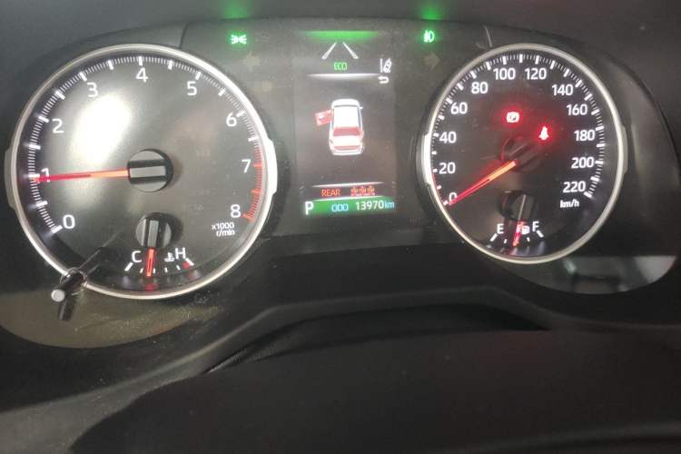 Used Toyota RAV4 2024 2.0L CVT Two-Wheel Drive Urban Edition Odometer Close Up