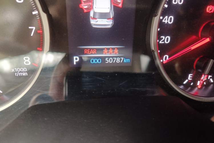 Used Toyota RAV4 2024 2.0L CVT Two-Wheel Drive Urban Edition Odometer Close Up