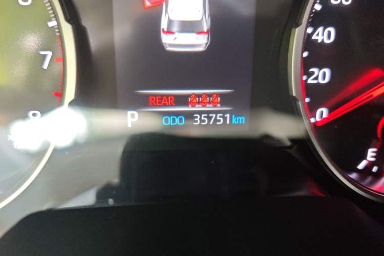 Used Toyota RAV4 2024 2.0L CVT Two-Wheel Drive Urban Edition Odometer Close Up