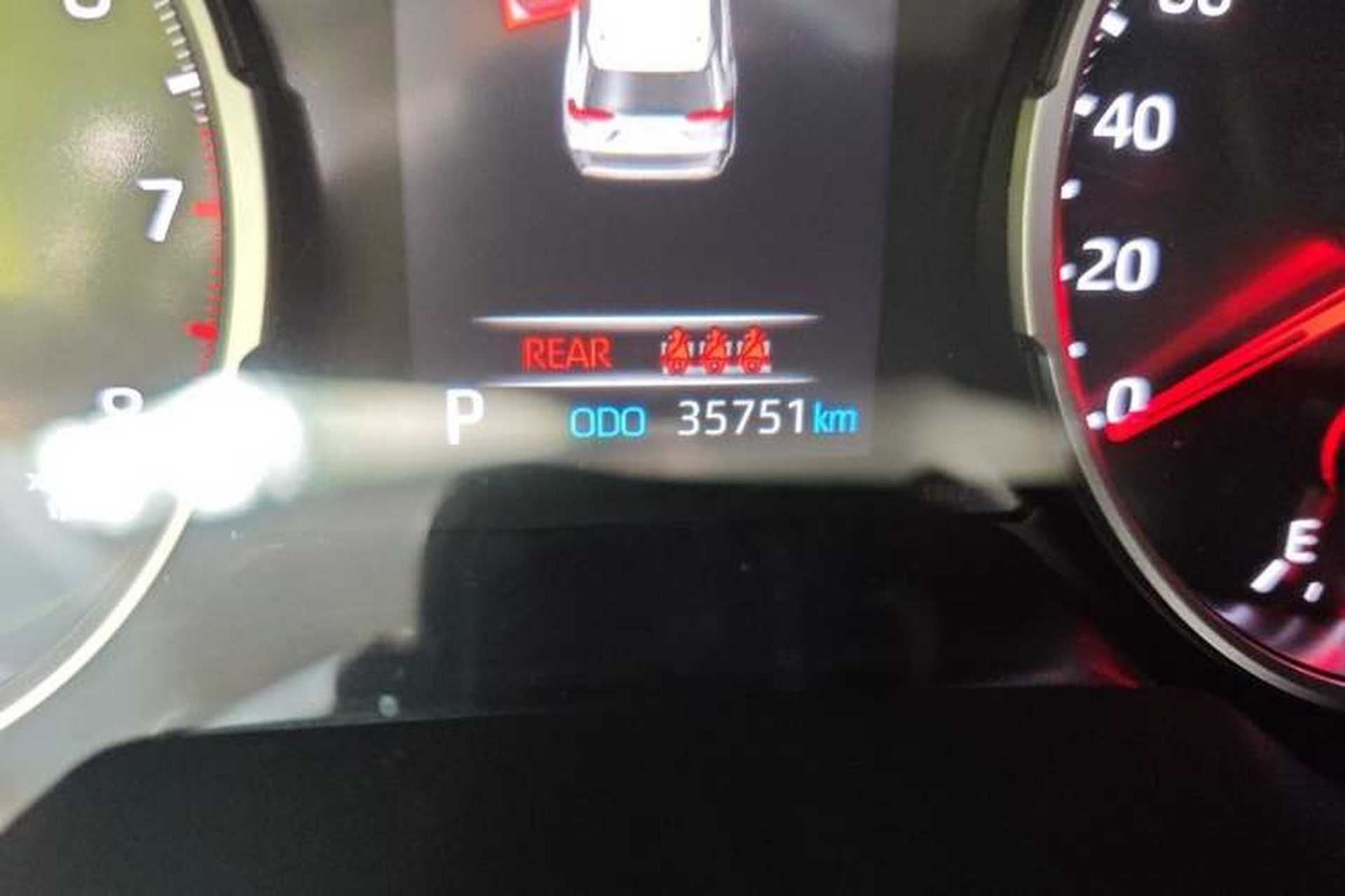 Used Toyota RAV4 2024 2.0L CVT Two-Wheel Drive Urban Edition Odometer Close Up