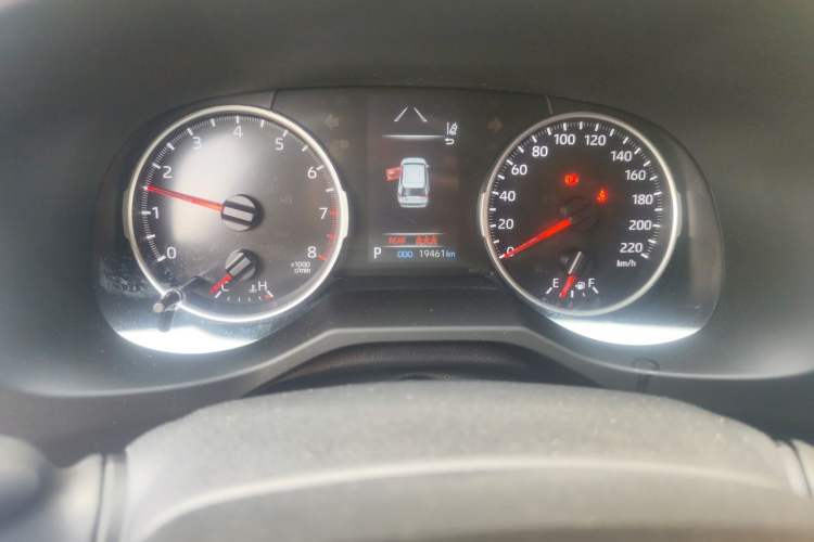 Used Toyota RAV4 2024 2.0L CVT Two-Wheel Drive Urban Edition Odometer Close Up