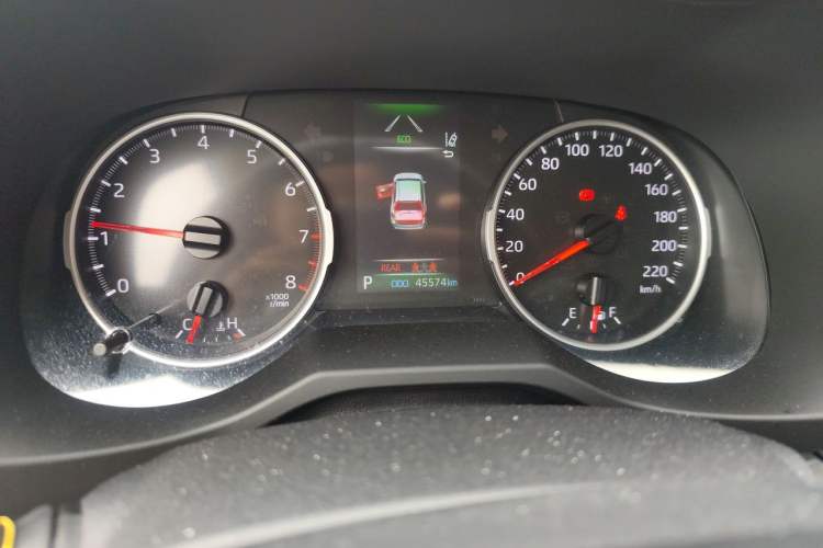 Used Toyota RAV4 2024 2.0L CVT Two-Wheel Drive Urban Edition Odometer Close Up
