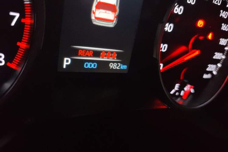 Used Toyota RAV4 2024 2.0L CVT Two-Wheel Drive Urban Edition Odometer Close Up