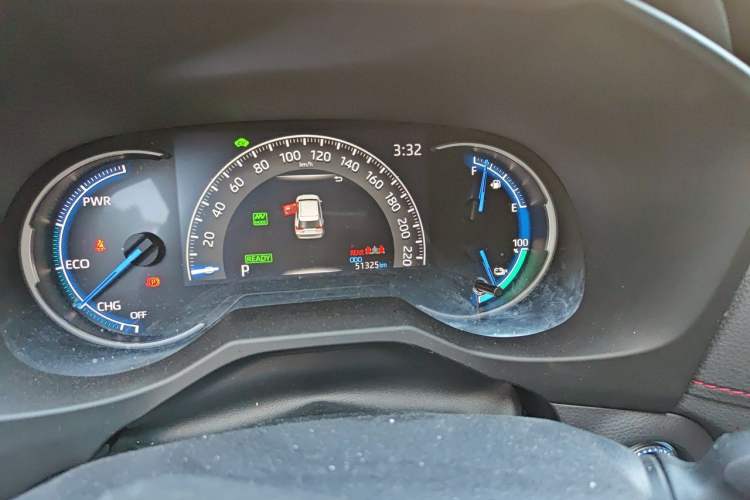 Used Toyota RAV4 Rongfang Plug-in Hybrid 2021 2.5L Two-Wheel Drive Urban Pro Odometer Close Up