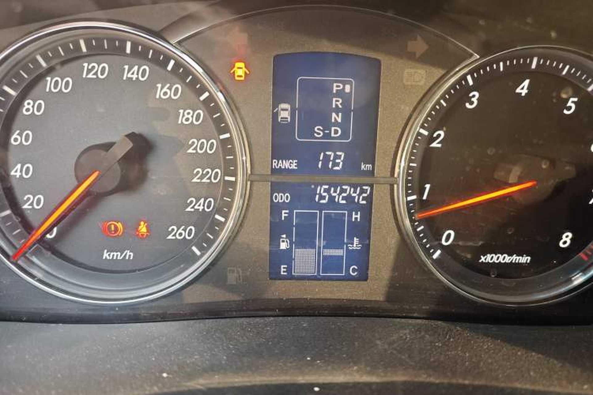 Used Toyota Reiz 2007 3.0V Super Sport Edition Odometer Close Up