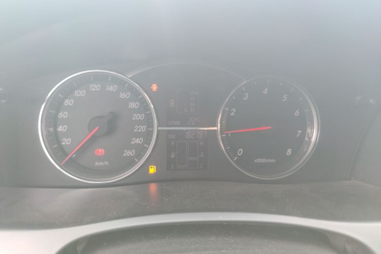 Used Toyota Reiz 2007 2.5V Super Sport Edition Odometer Close Up