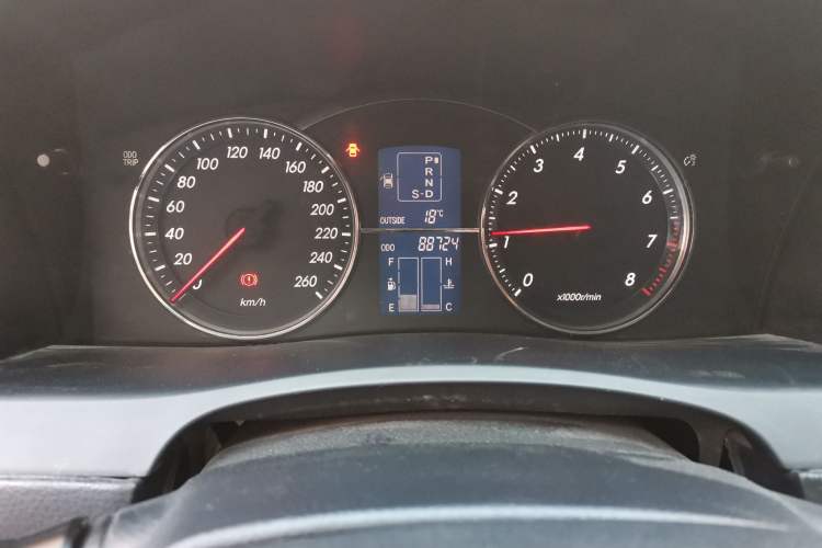 Used Toyota Reiz 2008 2.5S Special Commemorative Edition Odometer Close Up