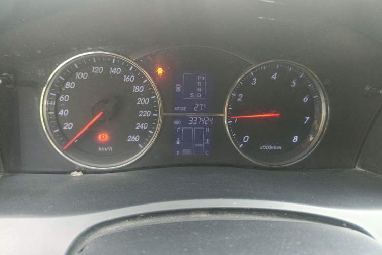 Used Toyota Reiz 2008 2.5S Special Commemorative Edition Odometer Close Up