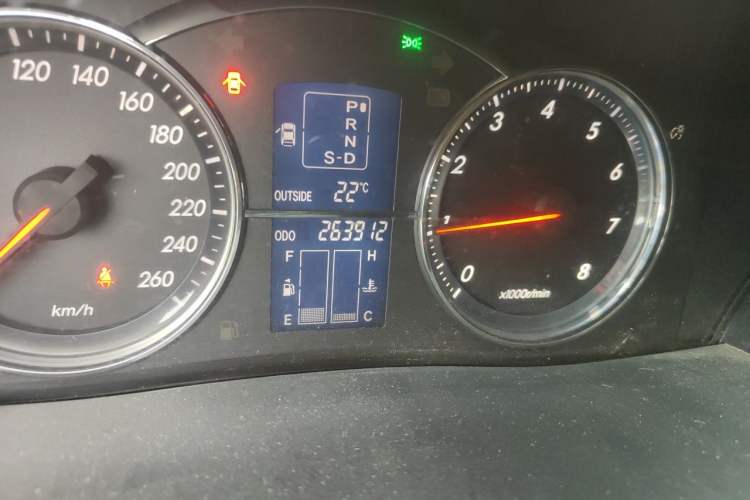 Used Toyota Reiz 2008 2.5S Special Commemorative Edition Odometer Close Up