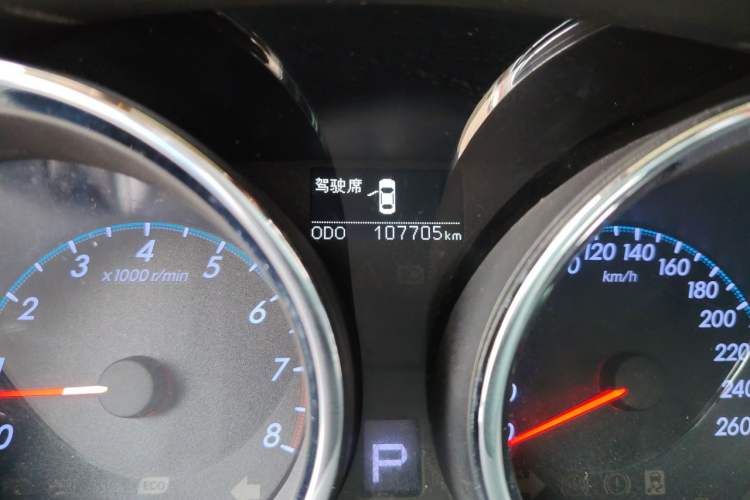 Used Toyota Reiz 2010 2.5V Fengdu Elite Edition Odometer Close Up