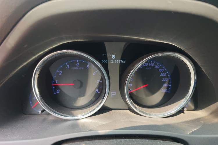 Used Toyota Reiz 2010 2.5S Fengdu Jinghua Edition Odometer Close Up