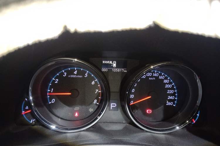 Used Toyota Reiz 2010 2.5V Fengdu Elite Edition Odometer Close Up