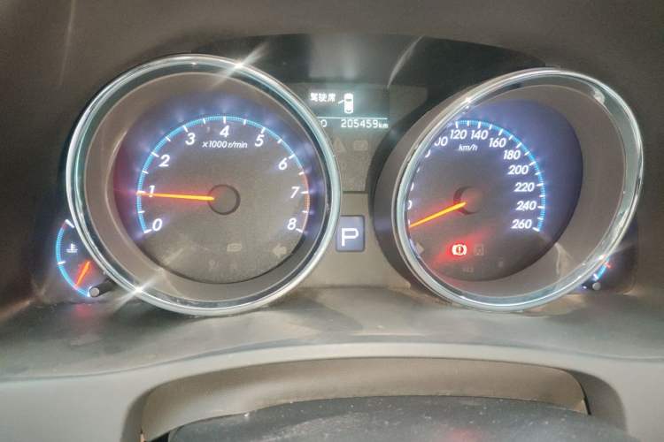 Used Toyota Reiz 2010 2.5V Fengdu Elite Edition Odometer Close Up