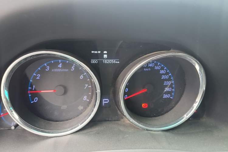 Used Toyota Reiz 2010 2.5V Fengdu Elite Edition Odometer Close Up