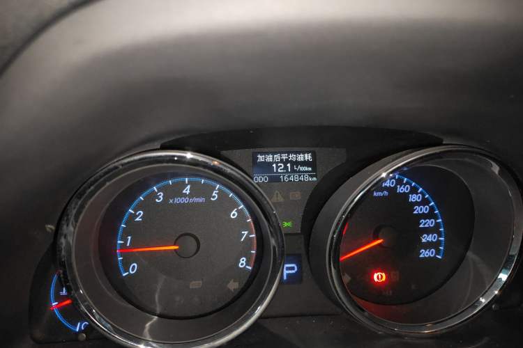 Used Toyota Reiz 2010 2.5V Fengdu Elite Edition Odometer Close Up