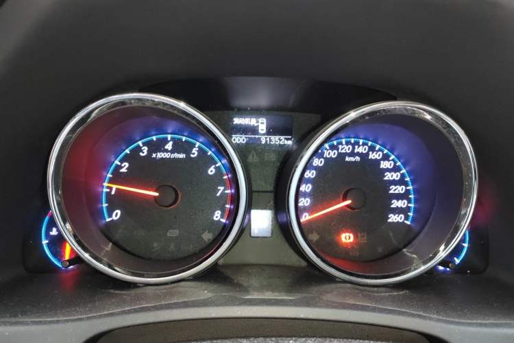 Used Toyota Reiz 2010 2.5S Fengdu Jinghua Edition Odometer Close Up