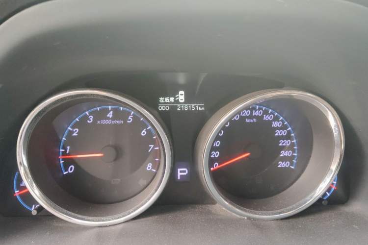Used Toyota Reiz 2010 2.5S Fengdu Jinghua Edition Odometer Close Up