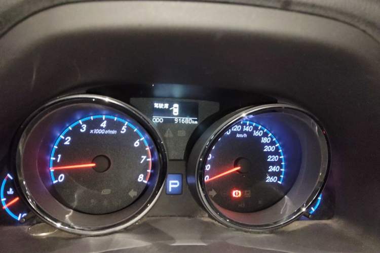 Used Toyota Reiz 2010 2.5S Fashion Elite Edition Odometer Close Up