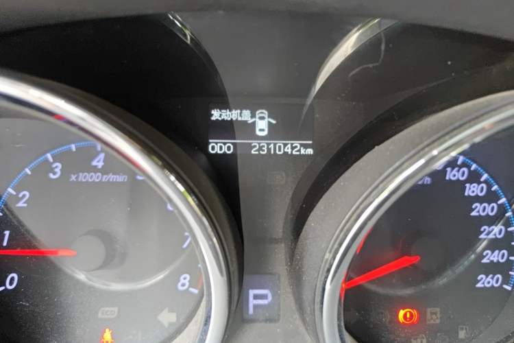 Used Toyota Reiz 2010 2.5V Fengdu Elite Edition Odometer Close Up