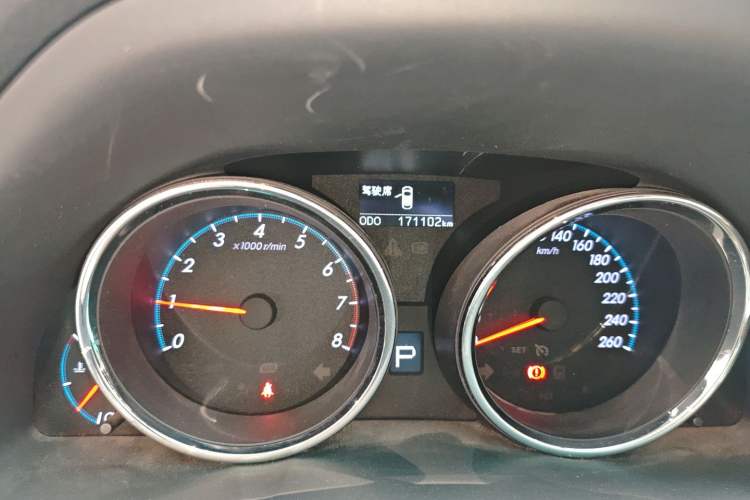 Used Toyota Reiz 2010 2.5V Fengdu Elite Edition Odometer Close Up