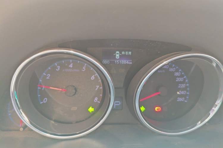 Used Toyota Reiz 2010 2.5S Fengdu Jinghua Edition Odometer Close Up