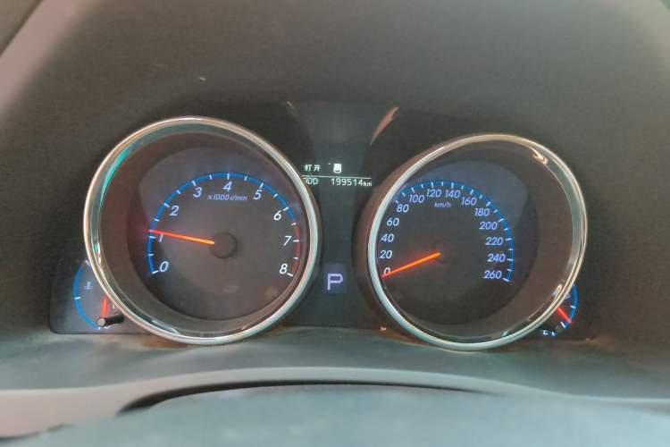 Used Toyota Reiz 2010 2.5V Fengdu Elite Edition Odometer Close Up