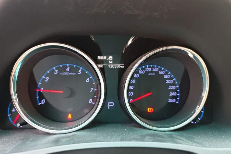 Used Toyota Reiz 2010 2.5V Fengdu Elite Edition Odometer Close Up