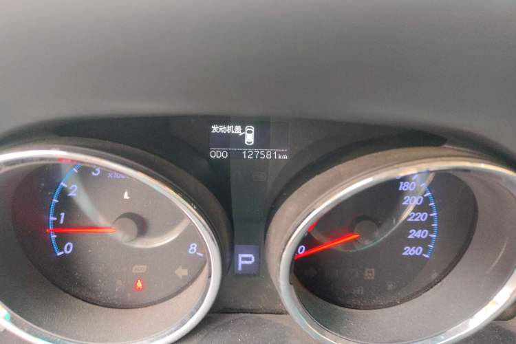 Used Toyota Reiz 2010 2.5V Fengdu Elite Edition Odometer Close Up