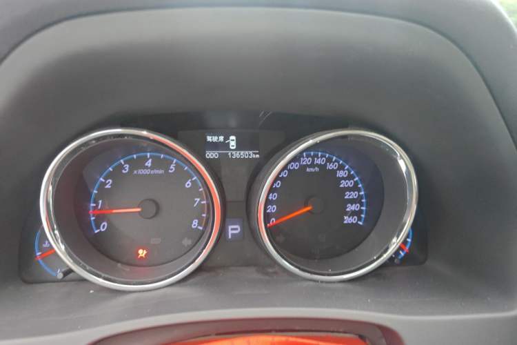 Used Toyota Reiz 2010 2.5S Fengdu Jinghua Edition Odometer Close Up