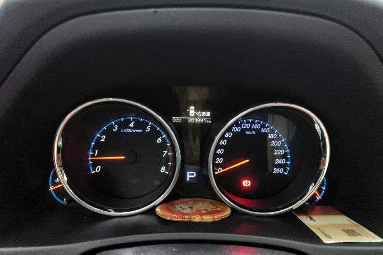 Used Toyota Reiz 2010 2.5S Fengdu Jinghua Edition Odometer Close Up