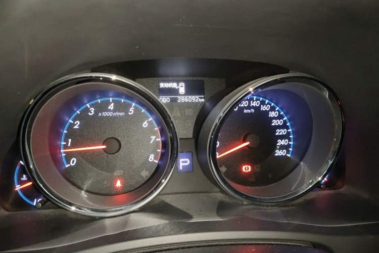 Used Toyota Reiz 2010 2.5V Fengdu Elite Edition Odometer Close Up