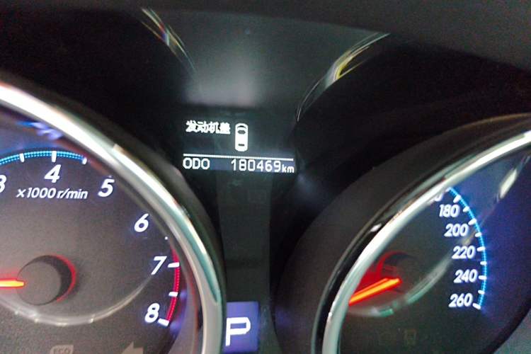Used Toyota Reiz 2010 2.5V Fengdu Elite Edition Odometer Close Up