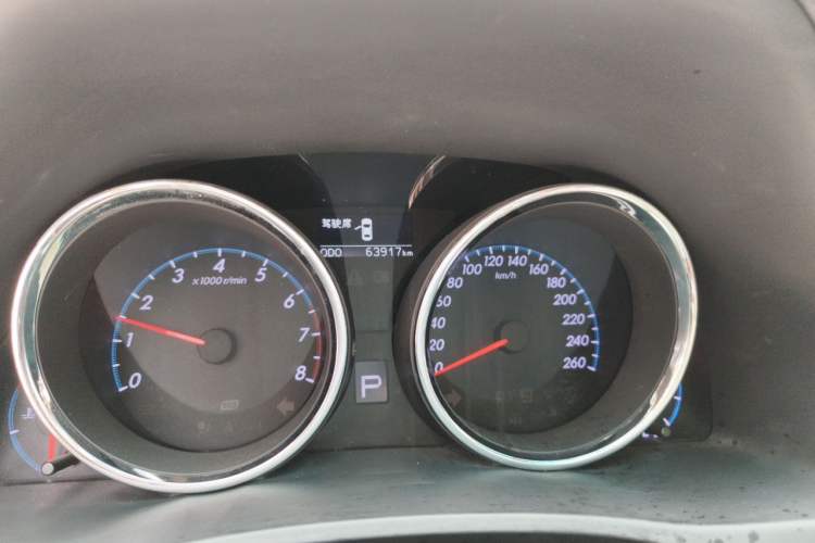 Used Toyota Reiz 2010 2.5V Fengdu Elite Edition Odometer Close Up