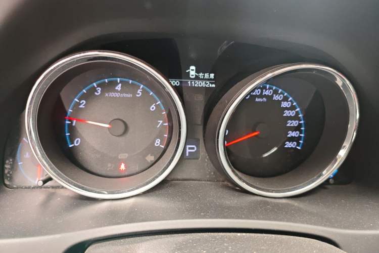 Used Toyota Reiz 2010 2.5S Fengdu Jinghua Edition Odometer Close Up